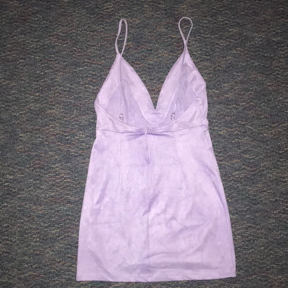 Forever 21 mini purple suede dress - Picture 2 of 5